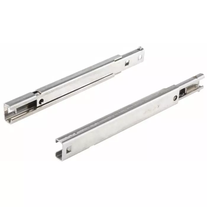 Pinet Stainless Steel Drawer Slide 175 mm Closed Length 50 Kg Load, 24-A-3560 (Pack of 2 Pcs)