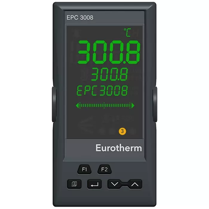Eurotherm EPC3008 Panel Mount PID Controller 48x96 mm 1 Input 1 DC Output 1 Relay 24 V ac/dc Supply Voltage PID, EPC3008/CC/VL/D1/XX