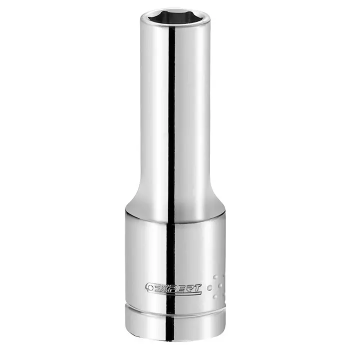 Expert by Facom Deep Socket 1/4 inch Drive 8mm 6 Point 49.5 mm Overall Length, E113756