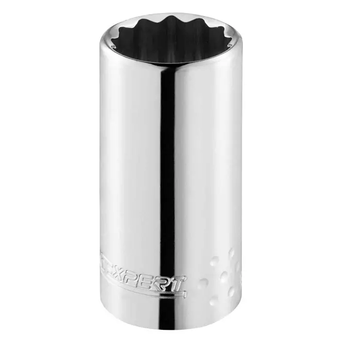 Expert by Facom Deep Socket 1/2 inch Drive 10mm 12 Point 79 mm Overall Length, E032203