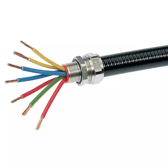 Adaptaflex Flexible Liquid Tight Conduit 10mm Nominal Diameter Galvanised Steel Black, 7TCA296030R0037SPL10/10M