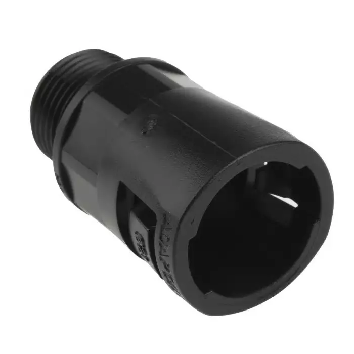 Adaptaflex Straight Conduit Fitting 21mm Nominal Size M20 Nylon 66 Black IP66 Rating, 7TCA296000R0585AL21/M20/A/BL (Pack of 5 Pcs)