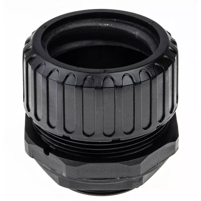 Adaptaflex Straight Conduit Fitting 40mm Nominal Size M40 Nylon 66 Black IP65 Rating, 7TCA296060R0144XF40/M40/D (Pack of 2 Pcs)