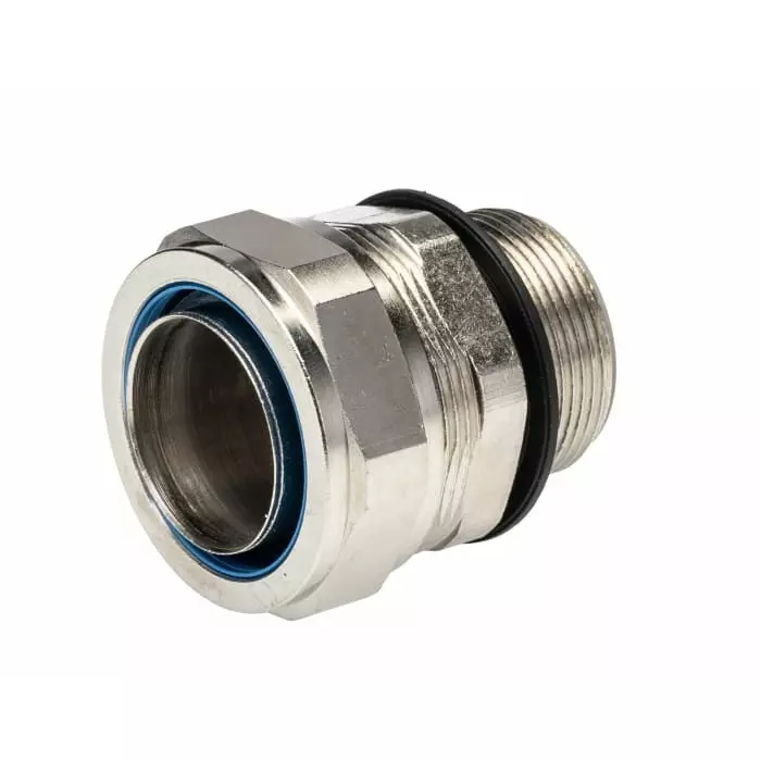 Adaptaflex Swivel Conduit Fitting 32mm Nominal Size M32 Brass Silver IP65 Rating, 7TCA296020R0253SP32/M32/M (Pack of 2 Pcs)