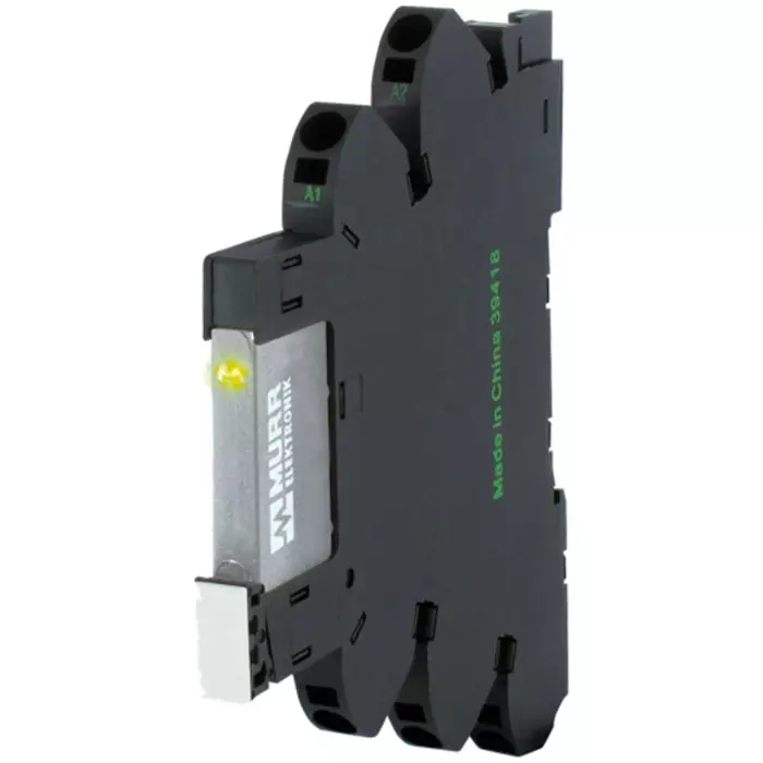 Murrelektronik Limited MIRO Series Interface Relay Module DIN Rail Mount 24V dc Coil 1-Pole 6A Load, 3000-32512-2100040