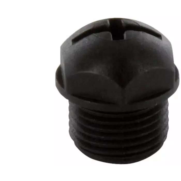 Murrelektronik Limited Black Blind Cap M12x1 mm Shell Size for Use with M12-Port VE 4, 55468