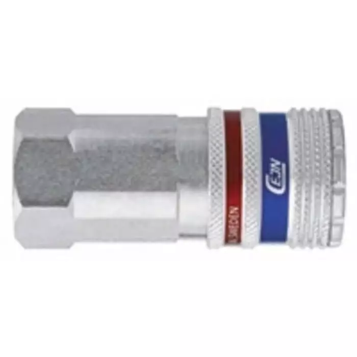 CEJN Pneumatic Quick Connect Coupling Brass & Steel Female G 3/8 Female Threaded, 103002204