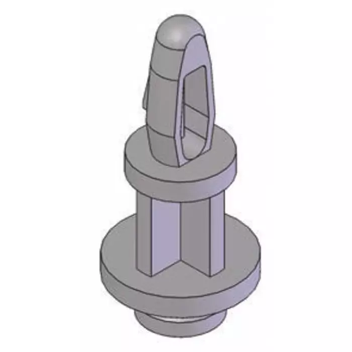 ESSENTRA COMPONENTS High Nylon PCB Support for 4mm PCB Hole 5.8mm Base, KSLBN-4-01 NATUREL