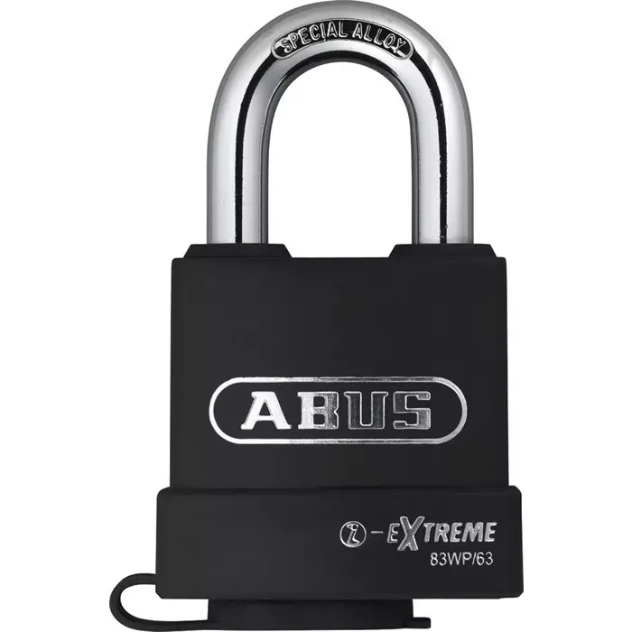 ABUS Key Weatherproof Steel Padlock 11.5 mm Shackle, 52937