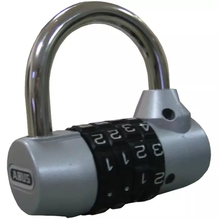 ABUS Combination Steel Zamak Combination Padlock 7 mm Shackle 64 mm Body, 27590