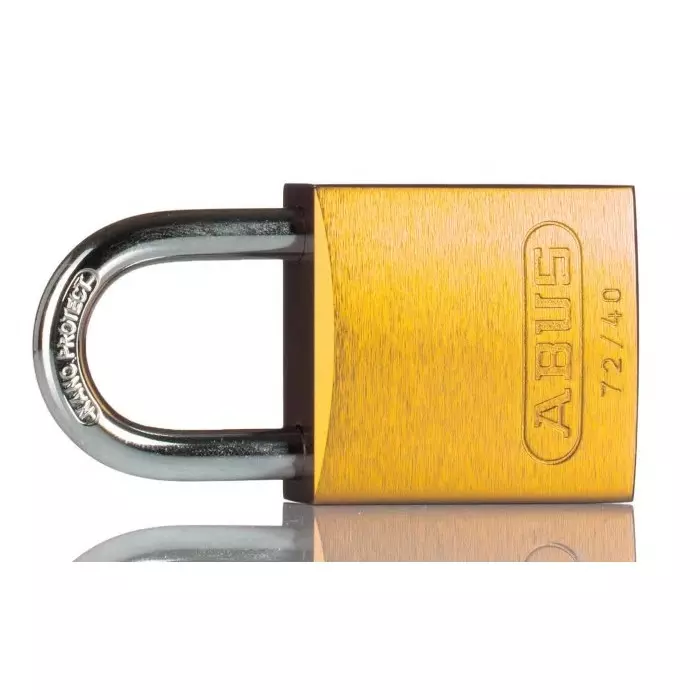 ABUS Key Weatherproof Aluminium Padlock Keyed Alike 6 mm Shackle 38.5 mm Body, 45125