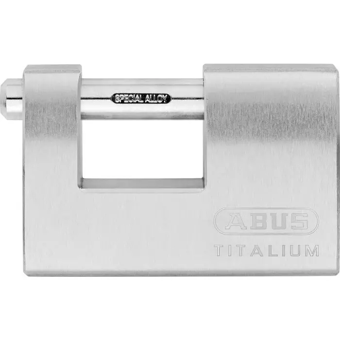 ABUS Key Weatherproof Titanium Safety Padlock Keyed Alike 12 mm Shackle 90 mm Body, 70887
