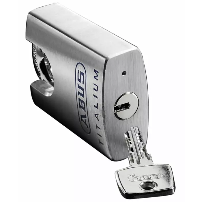 ABUS Key Weatherproof Titanium Safety Padlock Keyed Alike 11 mm Shackle 60 mm Body, 70883