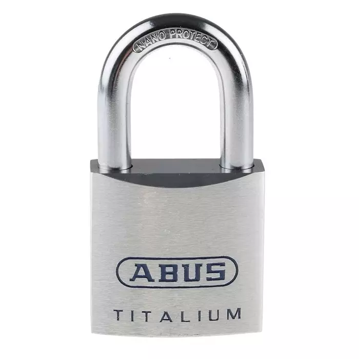ABUS Key Weatherproof Titanium Weatherproof Padlock Keyed Alike 9.5 mm Shackle 50 mm Body, 80TI/50 KA8011