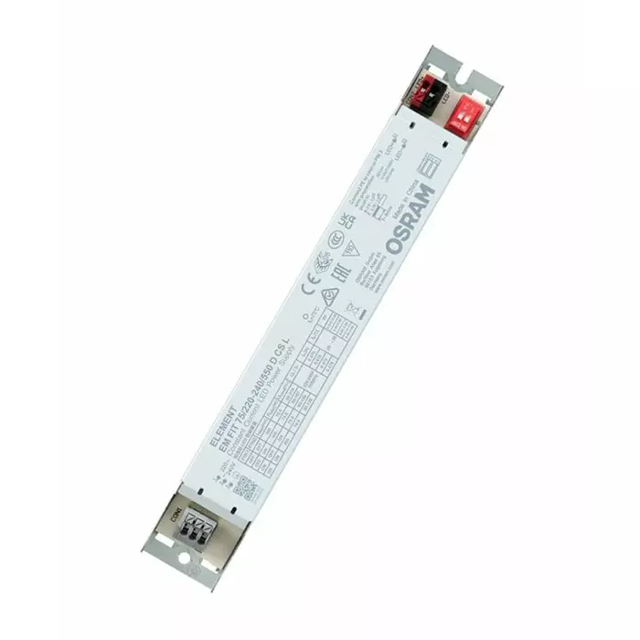 OSRAM LEDVANCE LED Driver 90-216V Output 75.6W Output 550mA Output Constant Current, EM-FIT-75/220-240/550-D-CS-L
