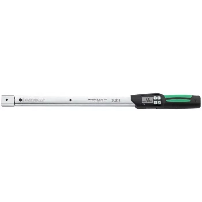 Stahlwille Digital Torque Wrench 65-650 Nm Rectangular Drive 22x28 mm Insert, 96501965