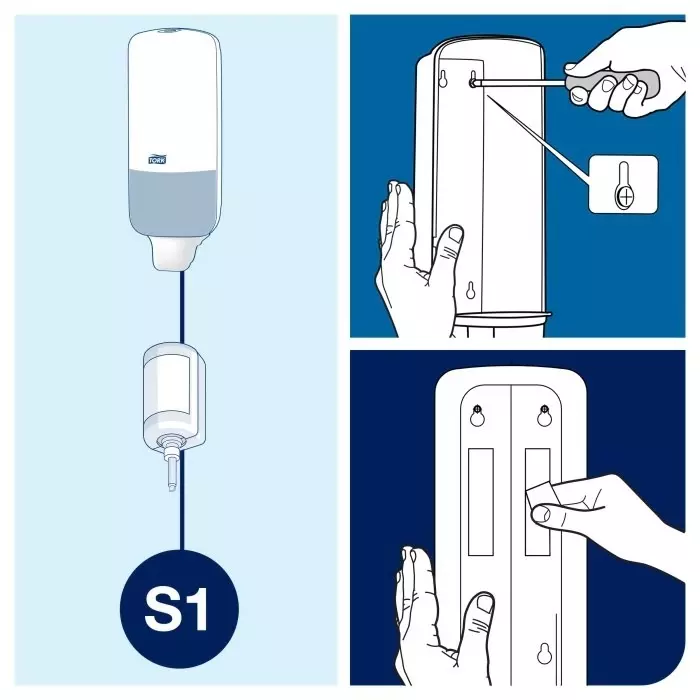 Tork Soap Dispenser Manual 1000 ml White, 560101
