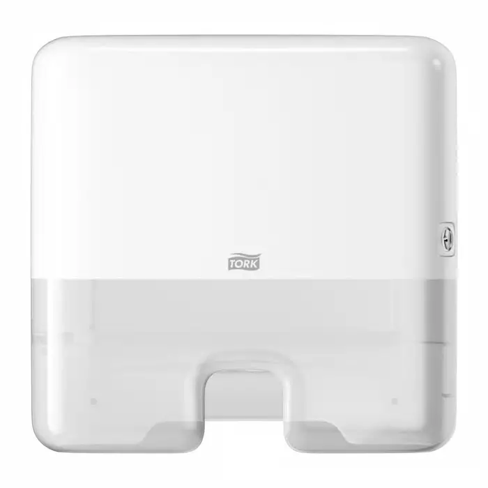 Tork Paper Towel Dispenser Wall Mounting Plastic White 101x295x302 mm, 552100