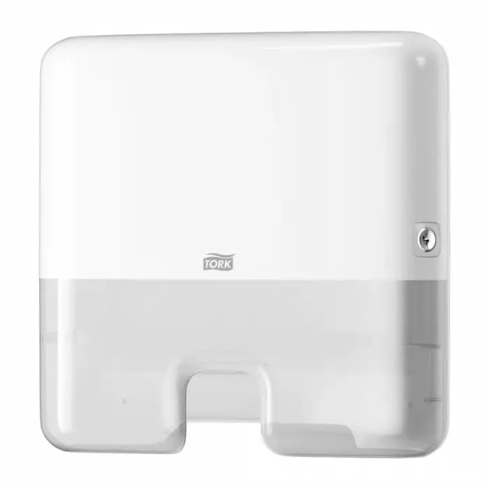 Tork Paper Towel Dispenser Wall Mounting Plastic White 101x295x302 mm, 552100