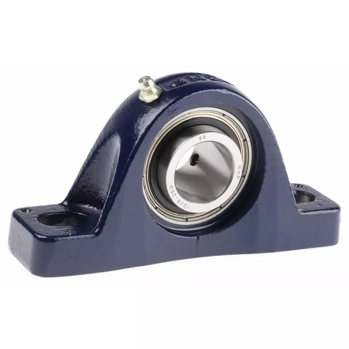 NSK Pillow Block Bearing Cast Iron 25 mm ID 10 mm Mount Hole Size, NP25