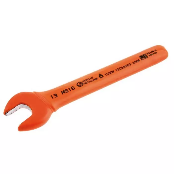 Penta Single Ended Open Spanner Chrome Vanadium Steel 13 mm Metric VDE/1000V, MS16RS-13