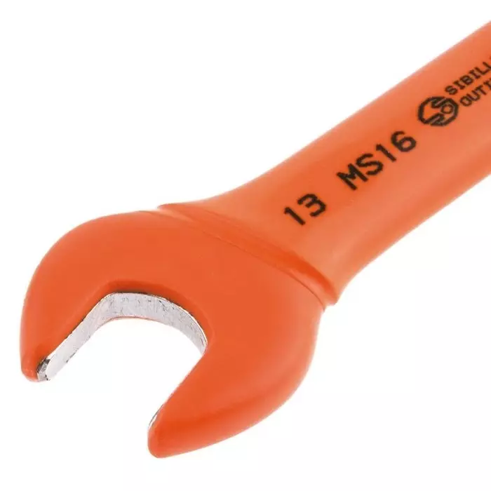 Penta Single Ended Open Spanner Chrome Vanadium Steel 13 mm Metric VDE/1000V, MS16RS-13