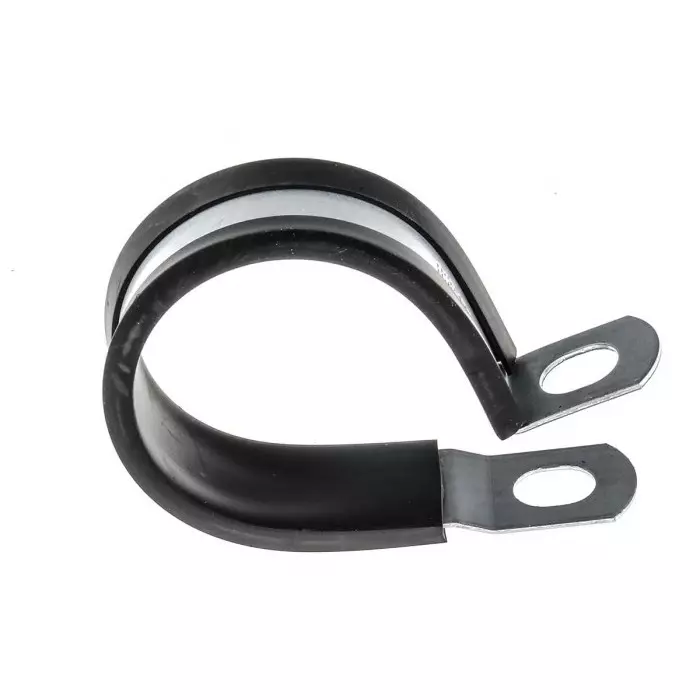 RS PRO Black Plated Steel P Clamp 40mm Max. Bundle