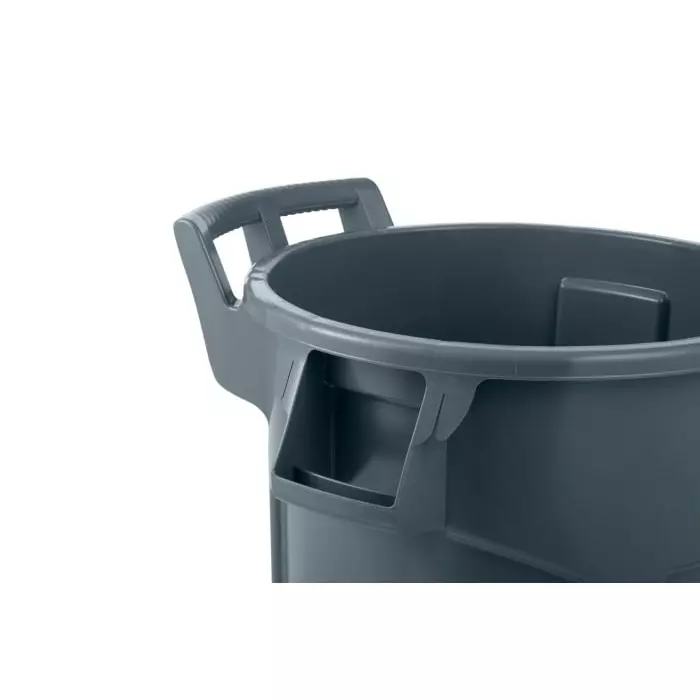 RUBBERMAID Brute Wheeled 44gal Grey Polypropylene Waste Bin, 2131929