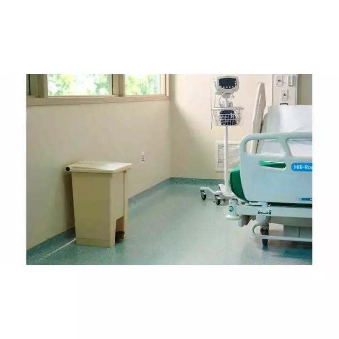 RUBBERMAID Slim Jim 68L White Pedal Waste Bin, 1883559