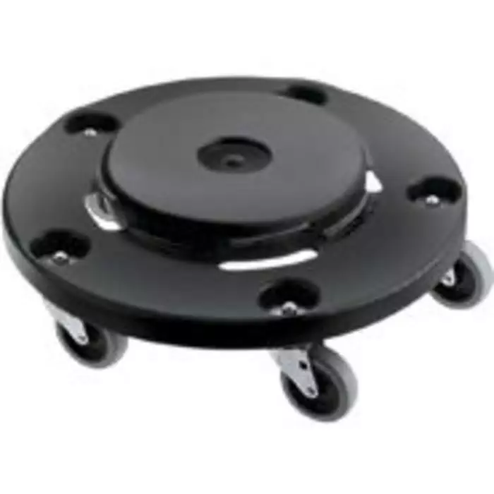 RUBBERMAID Dolly 113.4 Kg Load Capacity 464mm W x 464mm L x 168mm H, FG264000BLA