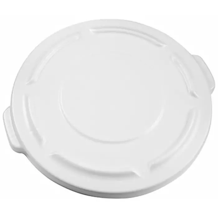 RUBBERMAID Bin Lid 505 mm White PE for 2620 Container 46 mm, FG261960WHT