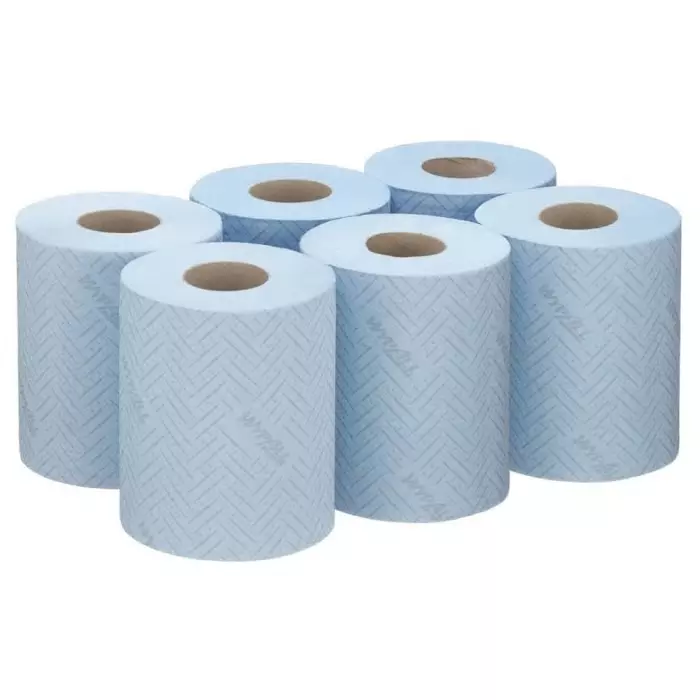 Kimberly-Clark WypAll Rolled Blue Paper Towel 380x183mm 1680 Sheets, 6220