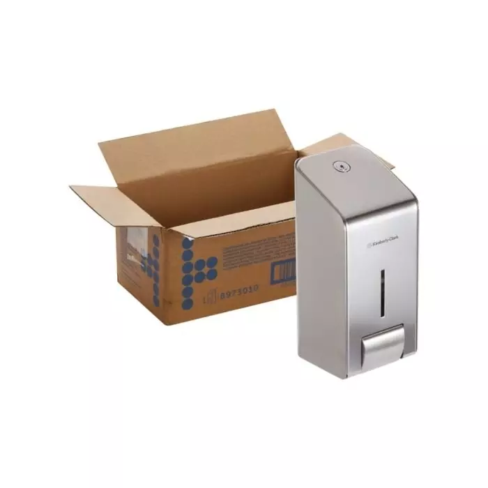 Kimberly-Clark Soap Dispenser Manual 1000 ml Steel Color, 8973