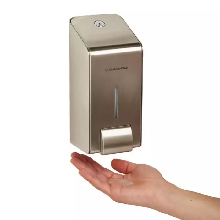 Kimberly-Clark Soap Dispenser Manual 1000 ml Steel Color, 8973