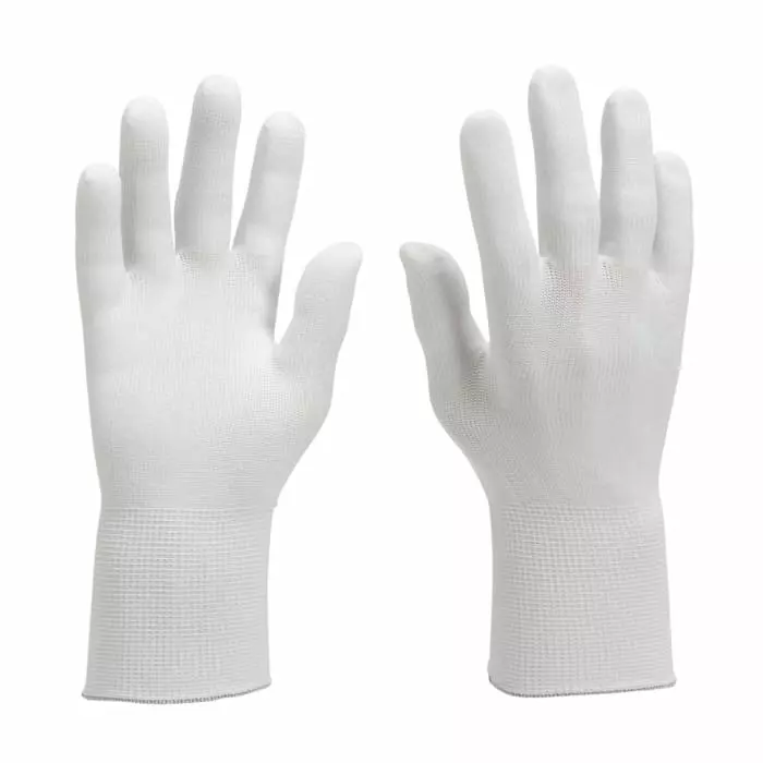 Kimberly-Clark G35 White Nylon General Purpose Gloves Size 8 Seamless Nylon Coating, 38718