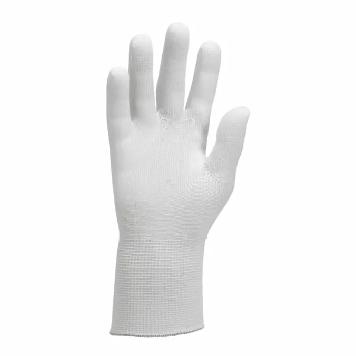 Kimberly-Clark G35 White Nylon General Purpose Gloves Size 8 Seamless Nylon Coating, 38718