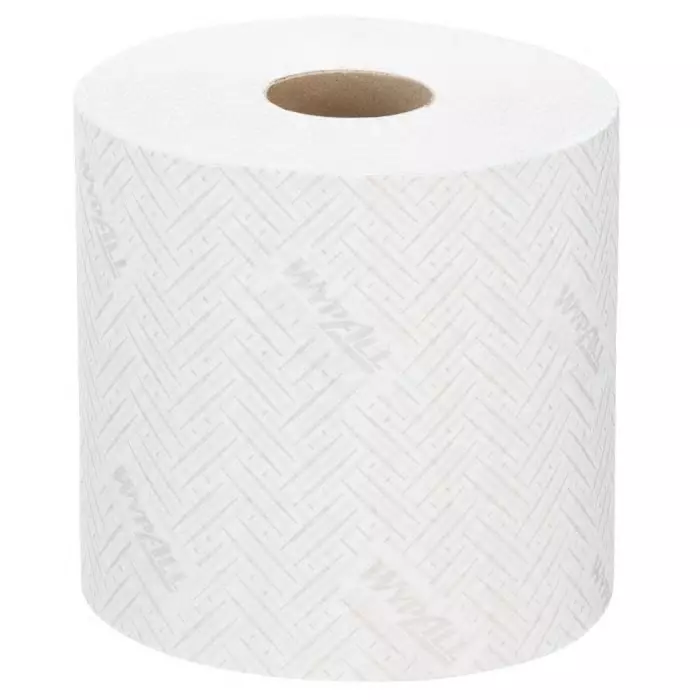 Kimberly-Clark WypAll Rolled White Paper Towel 500 Sheets, 7406