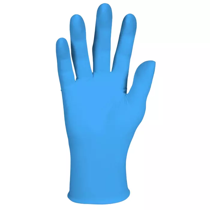 Kimberly-Clark G10 Blue Powdered Nitrile Disposable Gloves Size XS 1000 per Pack, 54420