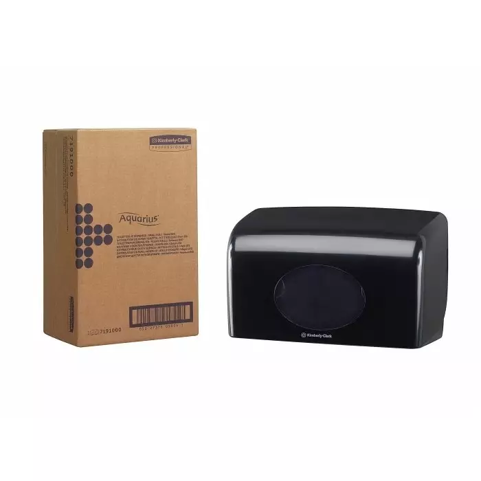 Kimberly-Clark Black Toilet Roll Dispenser 191x139x309 mm, 7191