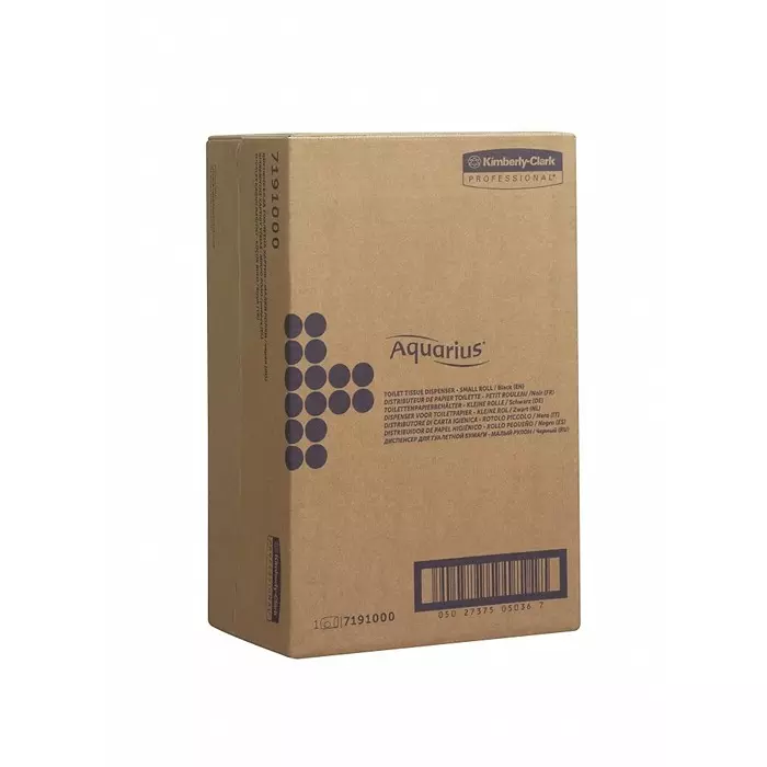 Kimberly-Clark Black Toilet Roll Dispenser 191x139x309 mm, 7191