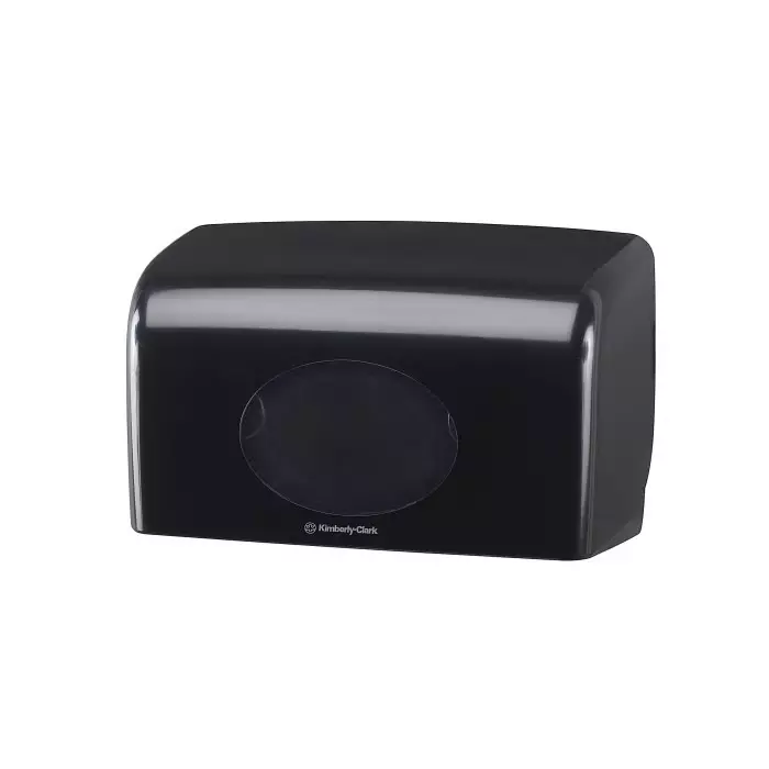 Kimberly-Clark Black Toilet Roll Dispenser 191x139x309 mm, 7191