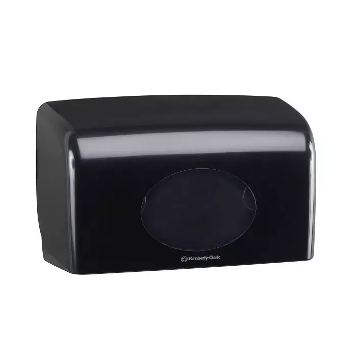 Kimberly-Clark Black Toilet Roll Dispenser 191x139x309 mm, 7191