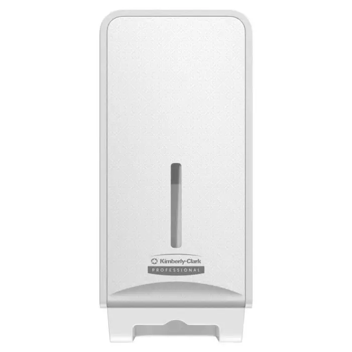Kimberly-Clark White Plastic Toilet Paper Dispenser 138x320x145 mm, 53949
