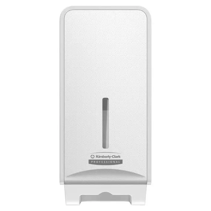 Kimberly-Clark White Plastic Toilet Paper Dispenser 138x320x145 mm, 53949