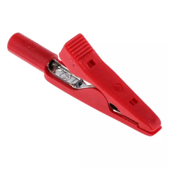 HIRSCHMANN TEST AND MEASUREMENT Crocodile Clip Red, 930 317-801 (Pack of 1000)