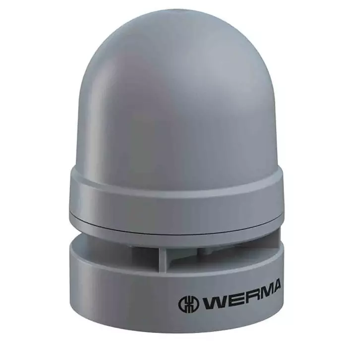 Werma Electronic Sounder EvoSIGNAL Mini Series Base Mount 115-230 V AC 95dB at 1 m IP66 2-Tone, 160.700.60
