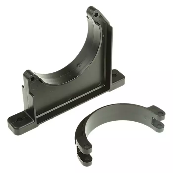 Georg Pipe Clip Fischer PP Black 120 mm 9 mm, 167060064 (Pack of 5)
