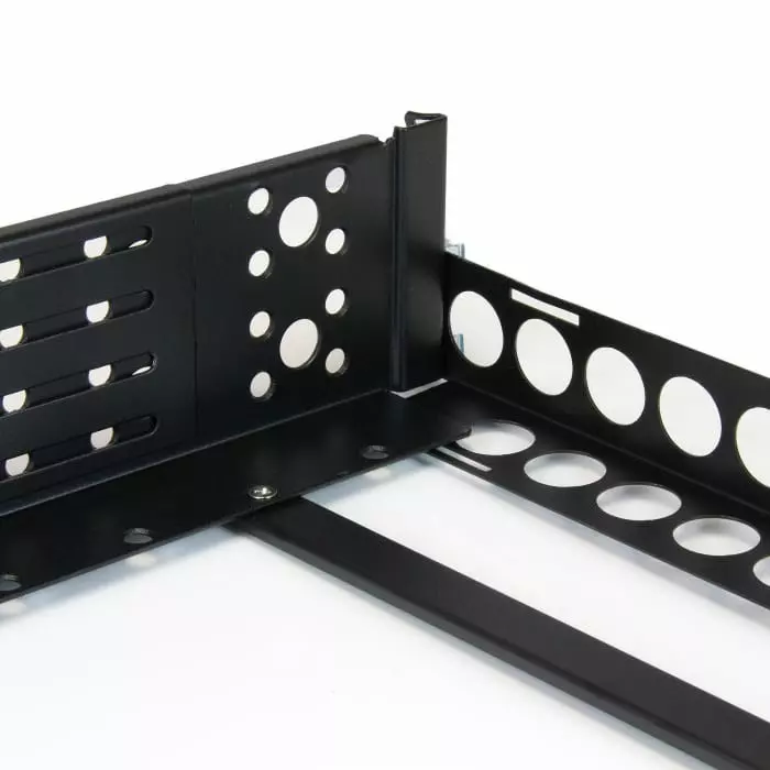 StarTech.com Rack Rail 420mm Depth 2U 45 Kg Max Load, UNIRAILS2U