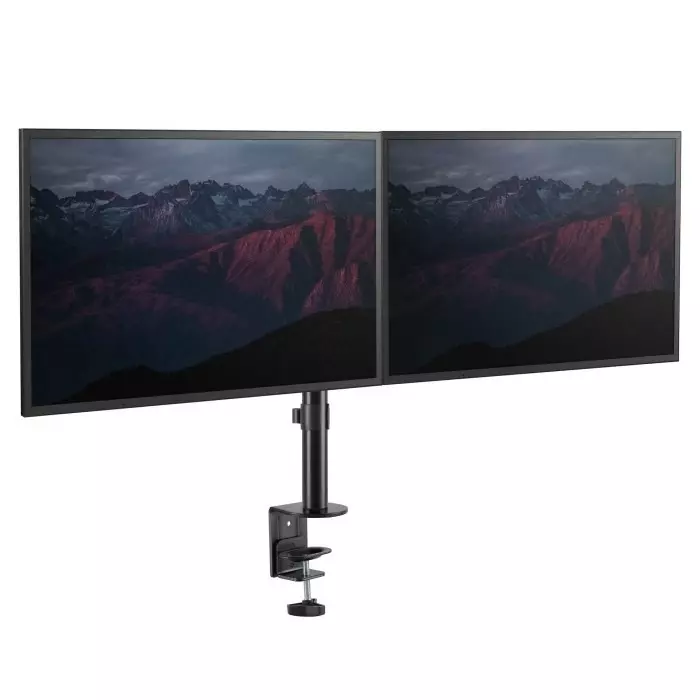 StarTech.com Desk Mounting Monitor Arm for 2 x Screen 32 inch Screen Size, ARMDUAL3