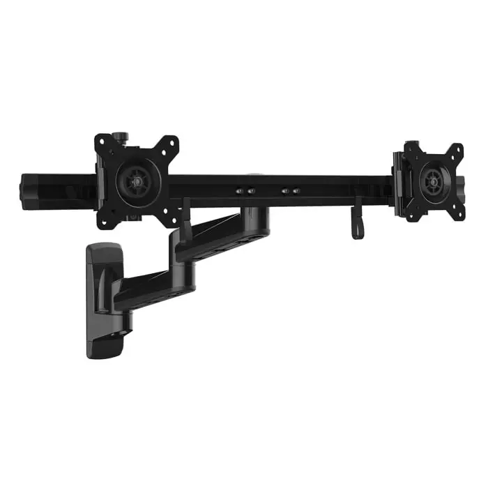 StarTech.com Wall Mounting Monitor Arm for 2 x Screen 24 inch Screen Size, ARMDUALWALL